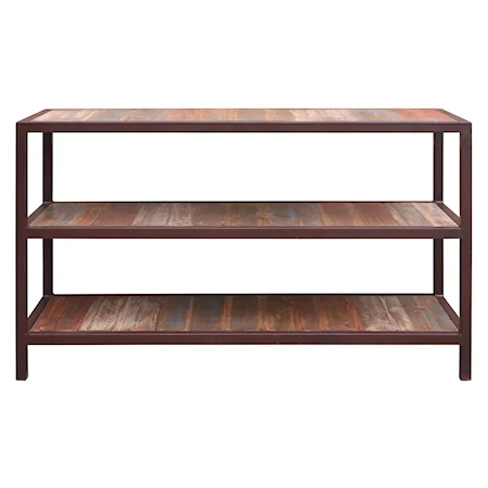 Sofa Table with 2 Shelves